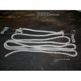 Hydraulic Tower Nylon Rope Assembly - 5/16" x 8", with snap hooks
