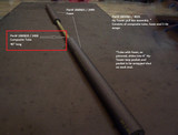 Tube - Composite - 1" OD x 90" long (20-2498/1800820)