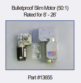 Bulletproof Slim 50:1 Tarp Motor; 12V (20-13655)