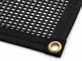 Black Grid Tarp - SIDEWINDER System, 10' x 55' | DeBrovys