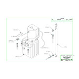Illustration of Pioneer HR1000 HI-ROLLER tarping system with labeled components