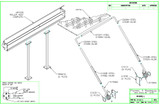 Pioneer HR1500EX Steel Tarper truck tarp system installed on roll-off truck
