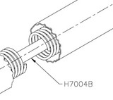 Pioneer H7004B Roller Shaft