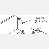 Windscreen Support Angle, 3 1/