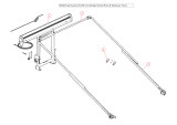 DC200, TM Stationary Tower, 5 Spring 84 inches Ext Pivot, Wide Bow Set