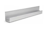 Aluminum Square Back - Flat X 10" Deep X 96"