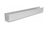 Aluminum Square Front - Flat X 10" Deep X 96"