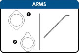 Arm 14 feet Ext.Bent No Connec