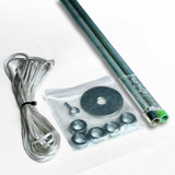 Two-Piece Pull Bar Assembly w/ Guides/Collar/Rope for LS400 Landscape Kit
