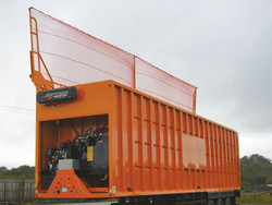 Sidewinder replacemnt tarp -Orange Knitted Polyester 9 feet x 55 feet