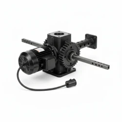 Electric Head Assembly, Adjustable tarp axle, Barrel Switch,50:1 motor, 50 feet wire.