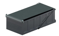 5-spring Steel Electric (P-1600AT9) system complete with adjustable tarp axel