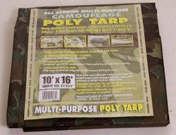 All Season Multi-Purpose Camouflage Poly Tarp