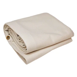 10 oz. Canvas Tarps, Natural with Grommets - Sizes, 8'x10' thru 30'x30'