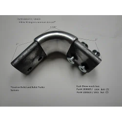 90 Degree Bend Aluminum Die Cast Connector