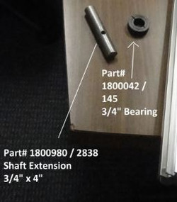 Shaft Extension-3/4"x4" (20-2838/1800980)