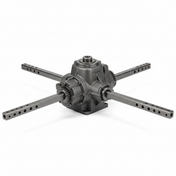 Ground Level Head assembly Complete, adjustable tarp axel