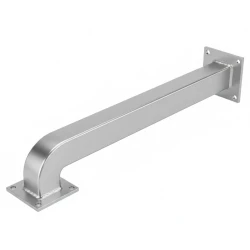 Steel Upper Side Arm, 120" length  WITH 30 degree bend 18" from end