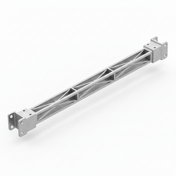Heavy-Duty Aluminum Arm, 144" length for body up to 24'
