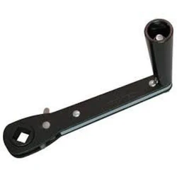 Lower 20" potrtion of arm with holes to adjust crank handle