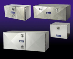 Tool Box, 18 x 18 x 24 Deep, Diamond Plate Single Door