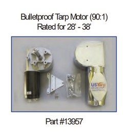 Bulletproof 90:1 Tarp Motor; 12 Volt