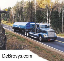 Lumber Tarps - 20' and 24' wide - 18 oz. Vinyl Coated Polyester Tarps