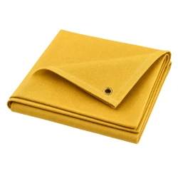 Gold Slag-Shed Acrylic Coated Fiberglass Welding Blankets & Curtains | DeBrovys