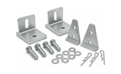Galvanized Bow Mounting Hardware - 12" Rise