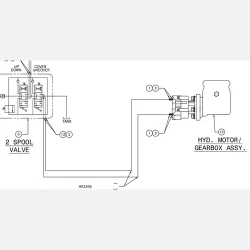 Hydraulic Hose, -6 x 144 inches L x