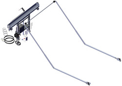 DC204, TM Single Stage Narrow Tower, 5 Spring 84 inches Ext Pivot, 45° elbows, Wide Bow Set, Fits Smaller Cab Chassis (Ford SuperDuty, Ram & GM)
