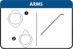 Arm 14 feet Ext.Bent No Connec
