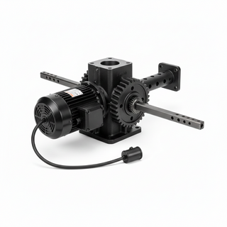 Electric Head Assembly, Adjustable tarp axle, Barrel Switch,50:1 motor, 50 feet wire.