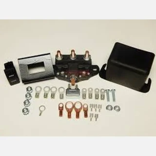 Electric Conversion Kit up to 40 feet : Trombetta switch Kit, 90:1 Motor, 50 feet 6 gauge wire.