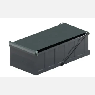5-spring Steel Electric (P-1600AT9) system complete with adjustable tarp axel