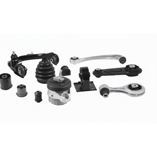 Kit includes: 4-spring pivit pin p-2010, Lower arm casting P-4010, 4 coil torsion springs P-s121, 2 brass bushings P-4045, stainless steel washer, spring clip
