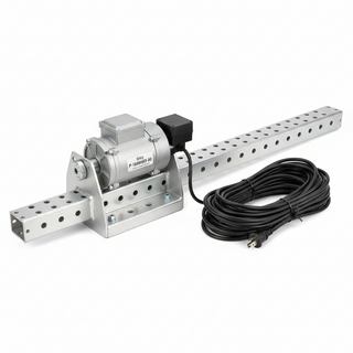 Electric Head Assembly for trailer 24-40 feet, Heavy-Duty tarp Axel, Relay Switch, 90:1 motor, 80 feet  wire