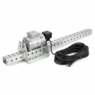 Electric Head Assembly for trailer 24-40 feet, Heavy-Duty tarp Axel, Relay Switch, 90:1 motor, 80 feet  wire