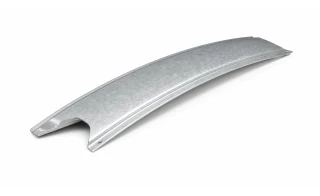 Galvanized Top Mount Cap - 10" Rise X 10" Deep X 100"