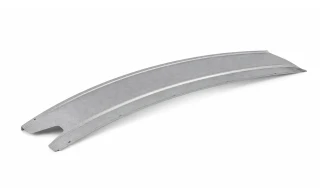 Galvanized Top Mount Cap - 10" Rise X 10" Deep X 131"
