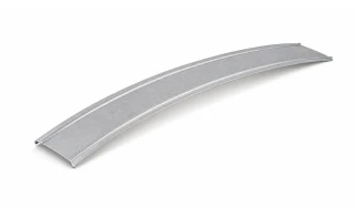 Galvanized Top Mount Cap - 10" Rise X 10" Deep X 143"