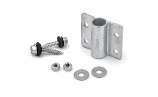 Galvanized Bow Mounting Hardware - Flat
