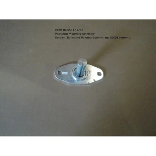 Straight Pivot Arm Mounting Assembly - for Bullet, Hammer, and 5000X systems