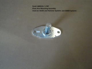 Straight Pivot Arm Mounting Assembly - for Bullet, Hammer, and 5000X systems