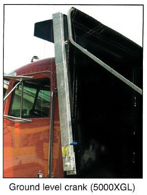 5000 Series XGL (flat coil torsion spring), Complete Roll Tarp System for Dump Trucks