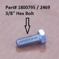 Hex Bolt - 3/8" x 1" (20-2469/1800795)
