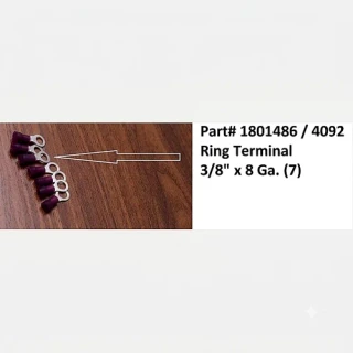 Ring Terminal - 8 Gauge x 3/8"