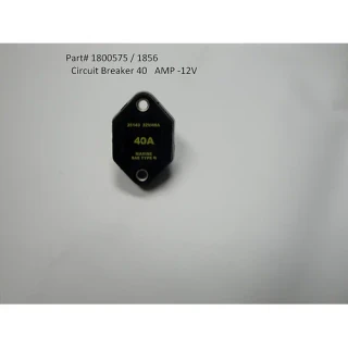 Circuit Breaker - 40 Ampare - 12 Volt, Machine Grade