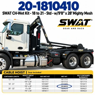SWAT CH-Wet Kit - 18 to 21 - Std - w/9'8" x 28' Mighty Mesh