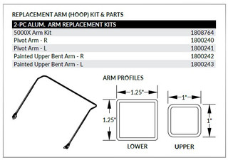 5000X Series Replacement Arm Kit